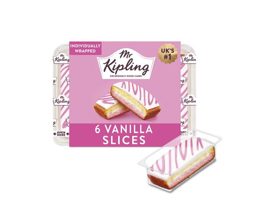 Mr. Kipling Vanilla Sponge Cake Slices