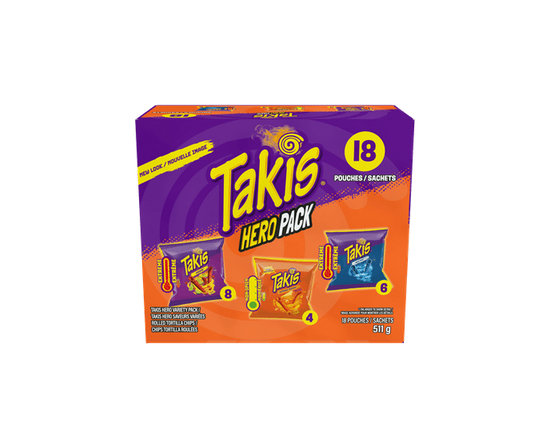 Takis Hero 28g Variety Pack (18 count) - 28g