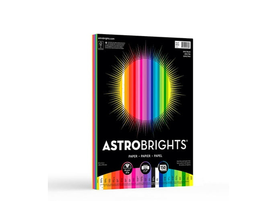 Astrobrights "Spectrum" 25-Colour Assorted Paper