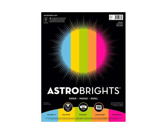 Astrobrights "Bright" 5-Colour Paper Assortment