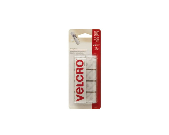Carrés VELCRO® Brand Sticky Back™ - 7/8" (2.2cm)