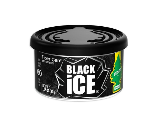 LITTLE TREES Désodorisant Fiber Can Black Ice 1.05 OZ - 1