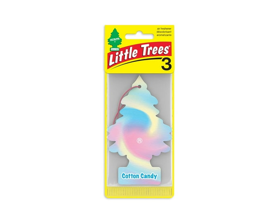 LITTLE TREES air freshener Cotton Candy 3-Pack - 3 Pieces