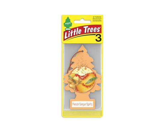 LITTLE TREES air freshener Peach Ginger Spritz 3-Pack - 3