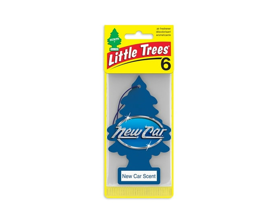 LITTLE TREES air freshener New Car Scent 6-Pack - 6-Pack