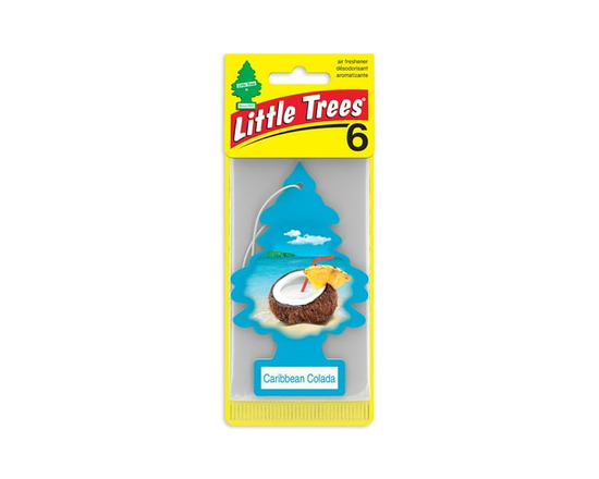 Assainisseur d'air LITTLE TREES Caribbean Colada 6-Pack - 6