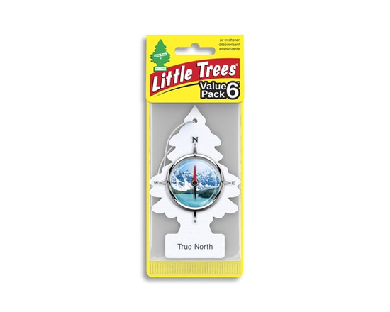 Assainisseur d'air LITTLE TREES True North 6-Pack - 6 pièces