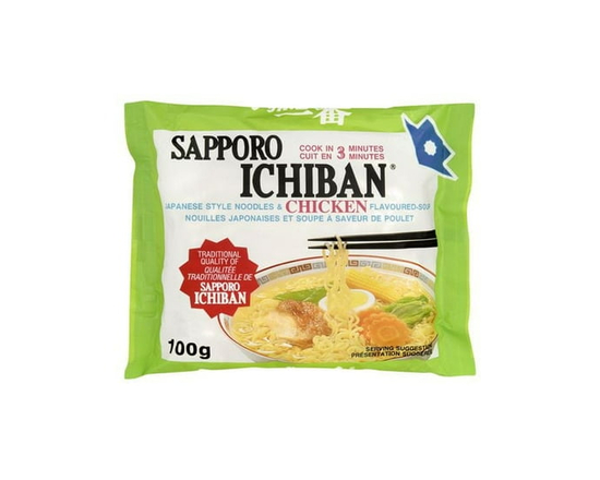 Sapporo Ichiban Japanese Style Noodles and Chicken Soup - 100 g