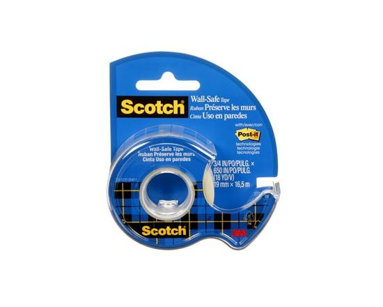 Ruban sans danger pour les murs Scotch® 183-ESF - 0,75 pouces x 600 pouces
