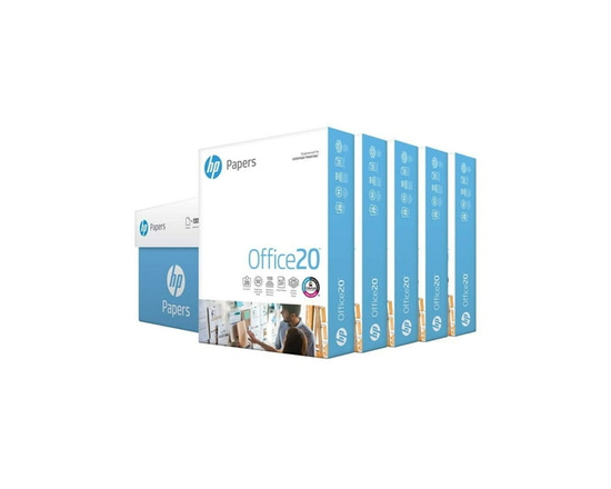 HP Printer Paper 8.5x11 Office 20 lb 1 Ream 500 Sheets 92 Bright Made in USA FSC Certified Copy Paper HP Compatible 172160R