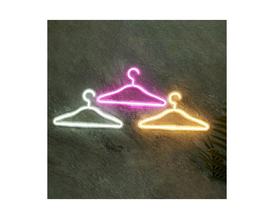EZ-Illuminations 3-Pack LED Neon-Style Hangers with USB