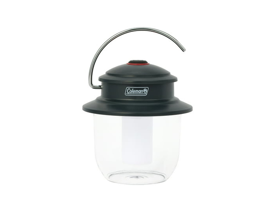 Coleman Classic Recharge 400 Lumen LED Lantern, Rechargeable Lantern with Carry Handle, Black