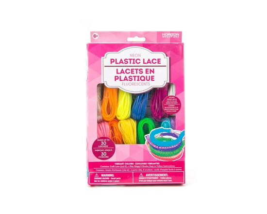 Lanière translucide en plastique