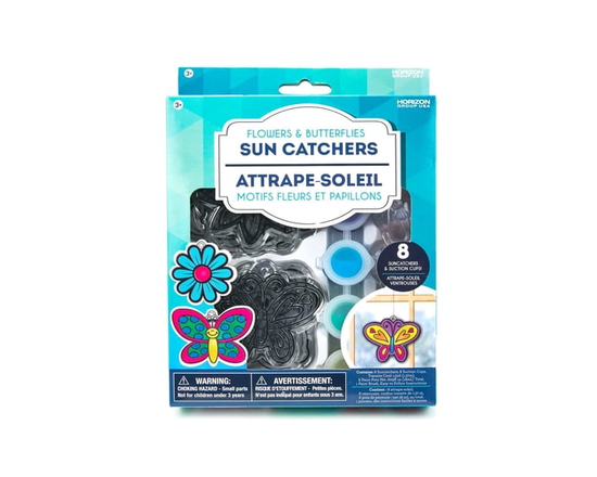 Assorted Flowers & Butterflies Suncatcher Kit