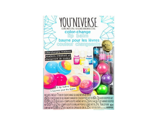Baumes pour les lèvres à couleur changeante de YOUniverse