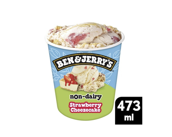 Ben & Jerry's Non-Dairy Strawberry Cheezecake Frozen Dessert - 473ML