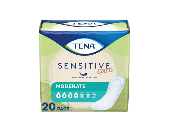 TENA Incontinence Pads for Women, Moderate, Regular, 20 Count - Regular