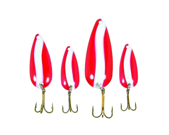 Assortiment de cuillères à lancer South Bend SB-3065-X, 4 pièces par carte, 48