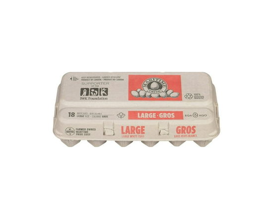 Maritime Pride Large White 18 Eggs - L