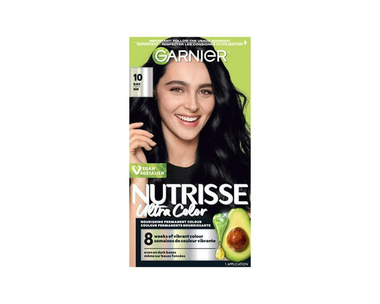 Garnier Nutrisse Ultra Color Permanent Hair Dye (Black)