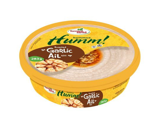 Humm! Roasted Garlic Topped Hummus
