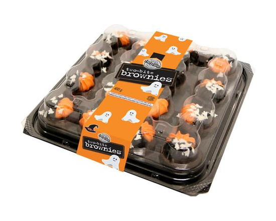 two-bite® Halloween Brownies Party Platter 12ct