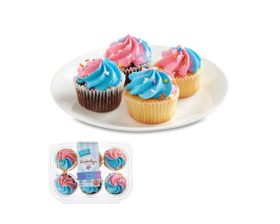 Kimberley’s Bakeshoppe Unicorn Cupcakes, Clamshell