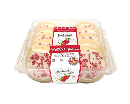 Kimberly’s Bakeshoppe® Strawberry Frosted Sugar Cookies