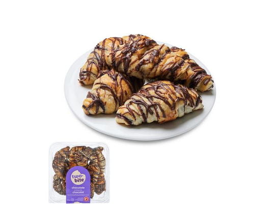 Two-Bite Chocolate Croissants