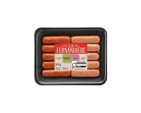 Combo saucisse italienne douce et toulouse
