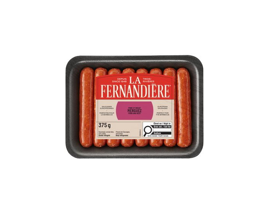 Saucisses à dîner de porc Merguez frais La Fernandière