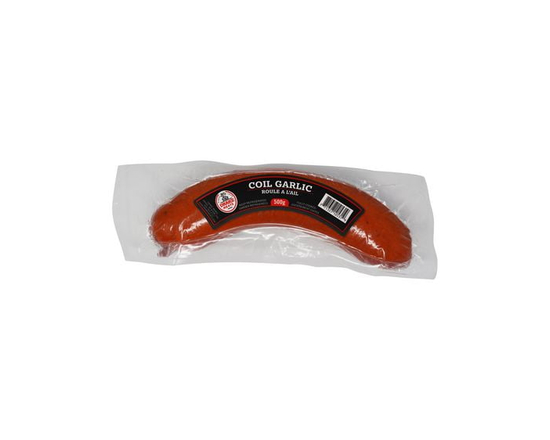 Drake Meats Coil Garlic Sausage