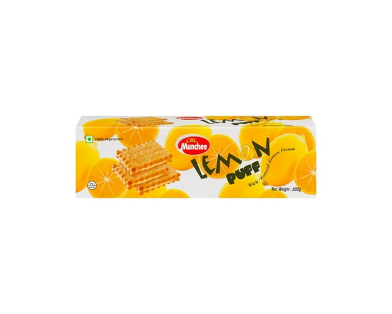 Munchee Biscuits Lemon Puff, 200g Box - 200g