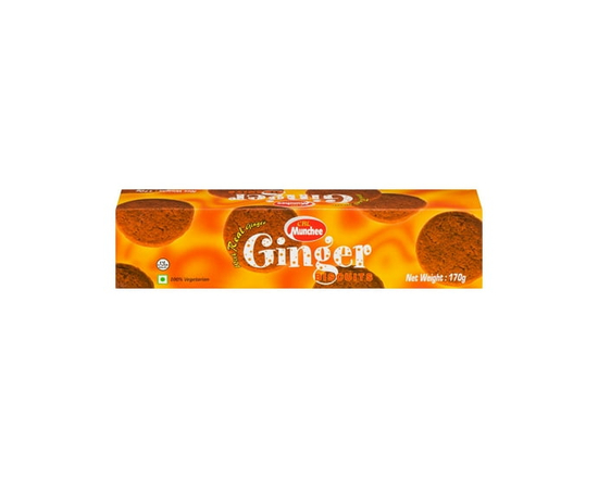 Munchee Ginger Biscuits, 170g Box - 170g