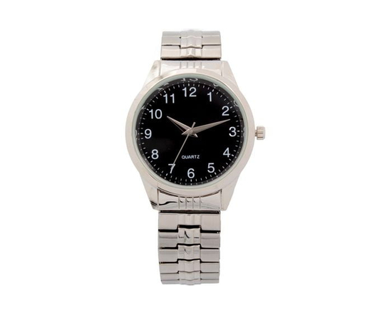 George Men's Silver Tone Expansion Watch - One Size