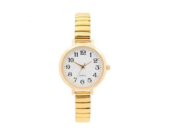 Women's Gold-Tone Quartz Bracelet Watch