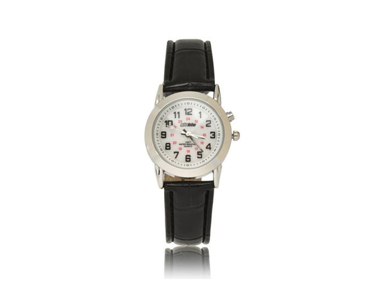 Globlu Ladies Black Strap Night Light Watch - One Size