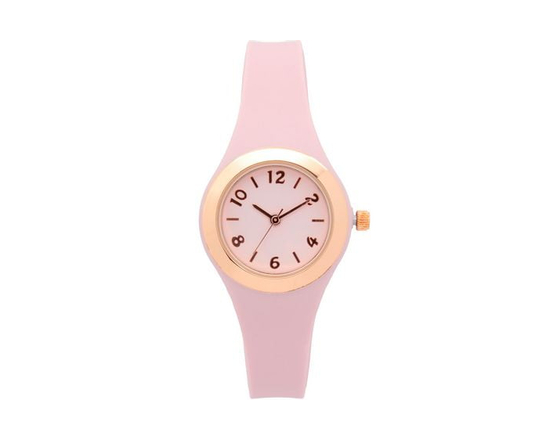 George Ladies Blush Strap Watch - One Size