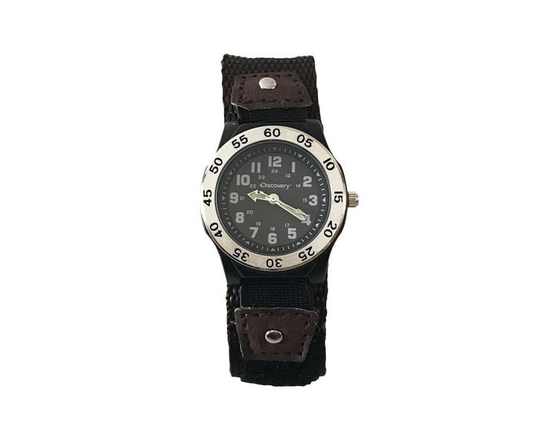 Discovery Brown Nylon Fastwrap Analog Watch - One Size