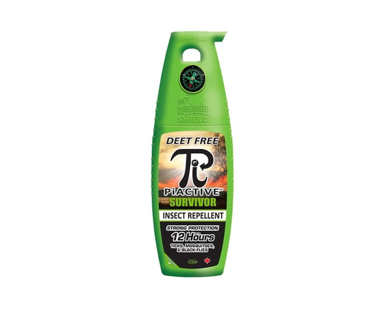 PiACTIVE™ SURVIVOR 12-Hour, DEET FREE Insect Repellent Pump Spray, 175ml - 175 mL