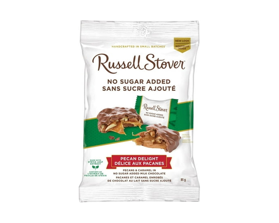 Russell Stover No Sugar Added Pecan Delights, 85-Gram Bag - 85g