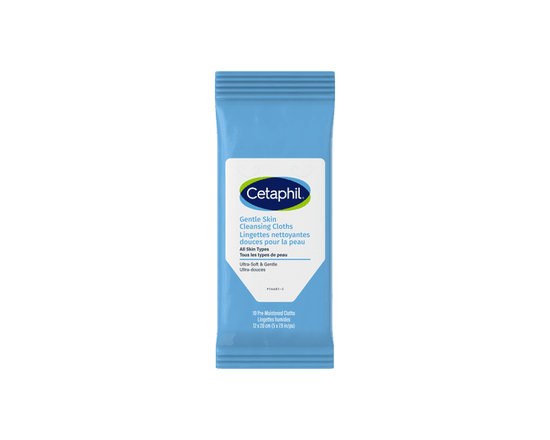 Lingettes Nettoyantes Douces Pour la Peau, 10-ct - Paq. de 10