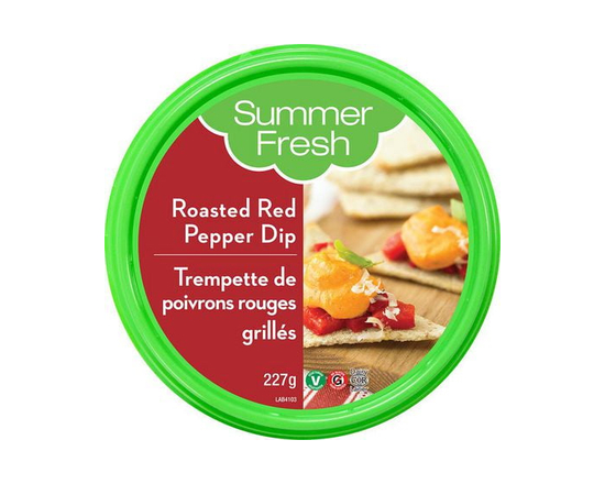 Summer Fresh Roasted Red Pepper Dip