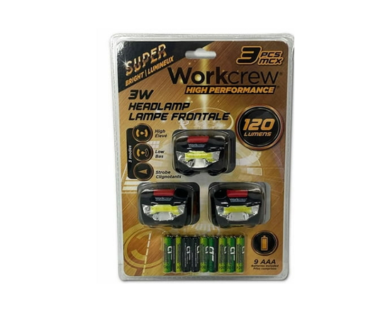 3Pk 3W Headlamp