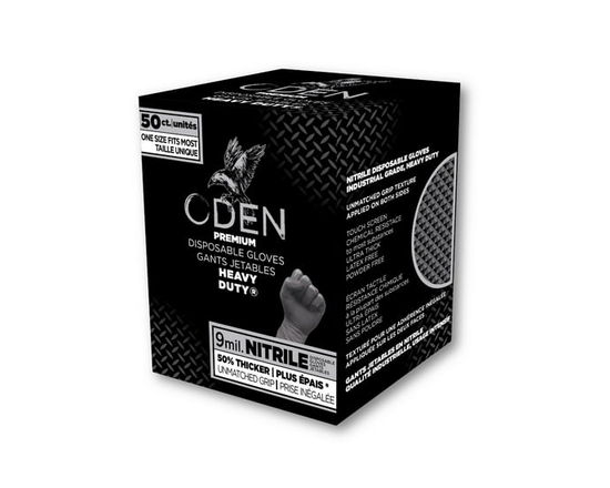 Oden 50ct Gants nitrile très résistants - U/T