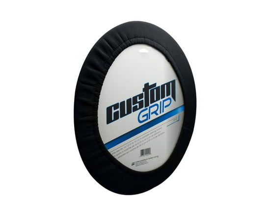 Black Neoprene Stretch Steering Wheel Cover