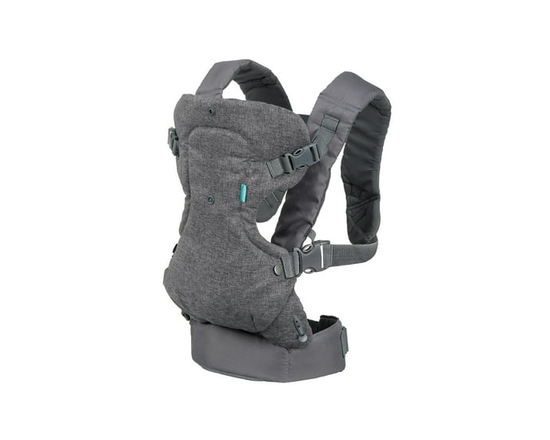 Infantino Flip 4-in-1 Convertible Baby Carrier, Gray