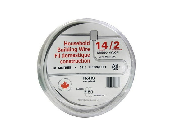 Câble de construction Leviton de 14/2-10M
