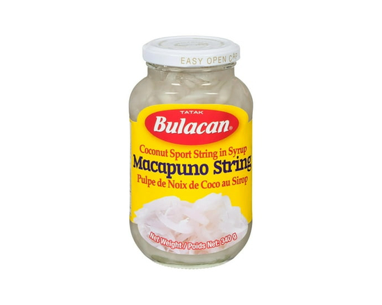 Bulacan Macapuno String in sweet syrup 340g per Bottle - 340g