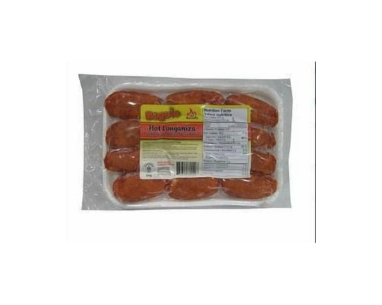 Baguio Hot Sweet Longanisa Pork Sausage, Filipino Style, Frozen, 375g - 375g (Green)